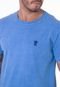 Camiseta Masculina Stone Washad Coroa Vallarta Blue - Marca Opera Rock