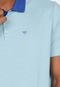 Camisa Polo Colombo Reta Logo Azul - Marca Colombo