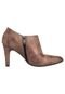 Ankle Boot Piccadilly Bico Fino Bronze - Marca Piccadilly