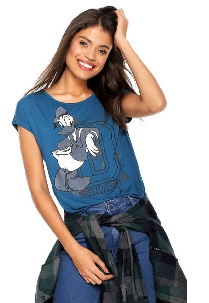 Blusa Cativa Disney Azul - Marca Cativa Disney