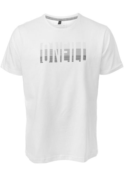 Camiseta O'Neill Estampada Branca - Compre Agora - Kanui Brasil