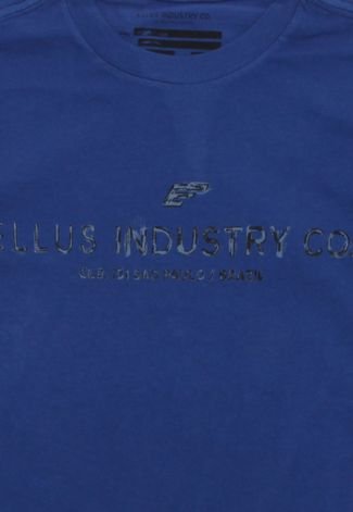 Camiseta Ellus Kids Menino Escrita Azul