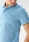 Camisa Polo Colcci Reta Logo Azul - Marca Colcci