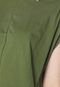 Camiseta Cropped Colcci Muscle Tee Verde - Marca Colcci