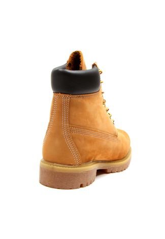 Bota Couro Timberland Yellow Boot 6in Premium Boot WP Caramelo