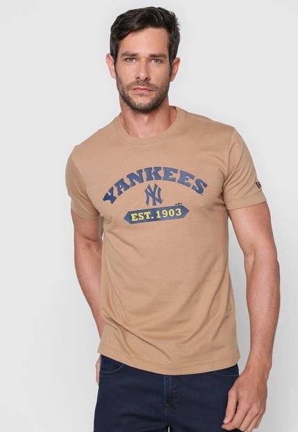 Camiseta New Era New York Yankees Marrom - Marca New Era