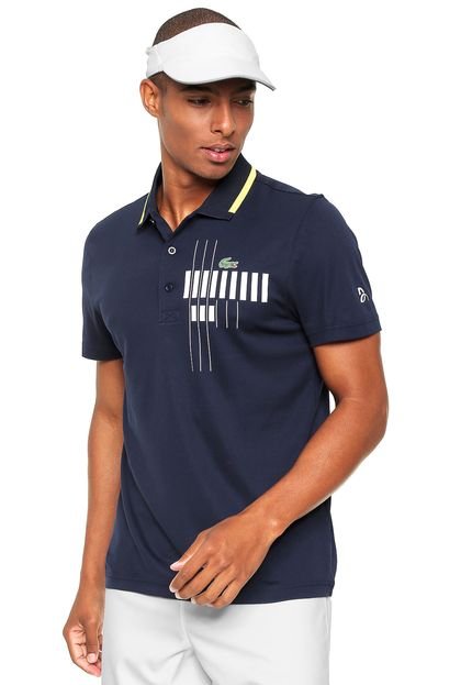 Camisa Polo Lacoste Novak Djokovic Azul-Marinho - Marca Lacoste