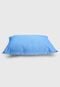 Travesseiro Fibrasca Frio Frostygel Lavável Listrado 50x70cm Azul - Marca Fibrasca