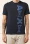 Camiseta AX ARMANI EXCHANGE Logo Azul-Marinho - Marca AX ARMANI EXCHANGE