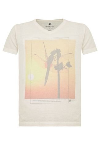 Camiseta Von Der Volke Dragonfly Bege