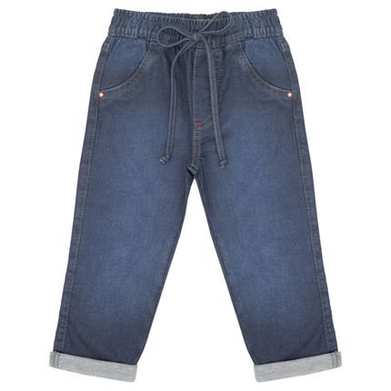 Calça Infantil Look Jeans Moletom Jeans - Marca Look Jeans
