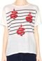 Camiseta Letage Snake Stripes Branca - Marca Letage