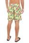 Bermuda Água Shorts Co Reta Tropical Amarela/Verde - Marca Shorts Co