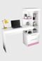 Mesa Office Branco New/Rosa Notável Móveis - Marca Notável