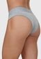 Calcinha Calvin Klein Underwear Tanga Logo Cinza - Marca Calvin Klein Underwear