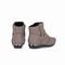 PICCADILLY MAXI - Bota Fernanda Cano Curto Salto Baixo Taupe - Marca Piccadilly