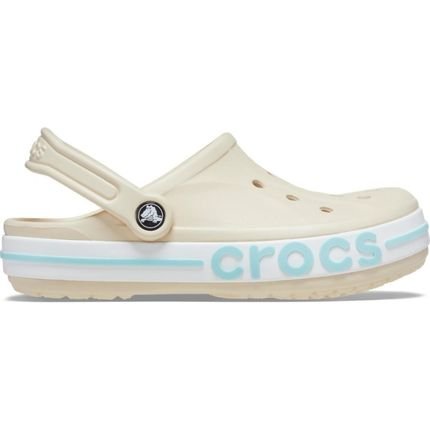 Sandália crocs bayaband clog winter white/multi Bege - Marca Crocs