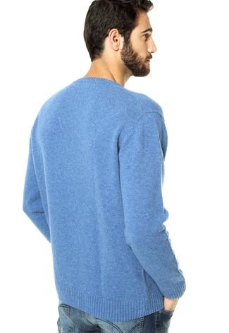 Suéter Lacoste V Azul