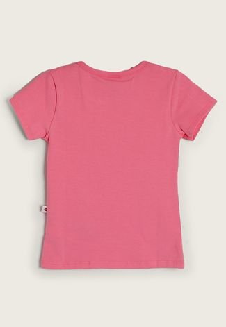 Camiseta Infantil Brandili Sakura Rosa - Compre Agora