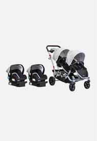Coche Travel System Duo Ride Gery + 2 Sillas + 2 Bases Infanti