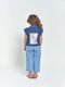 Colete Infantil Menina Estampa Borboletando  Tam 1 a 12 anos  Jeans - Marca Alphabeto