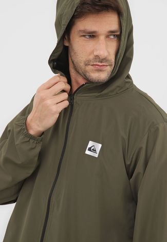 Jaqueta Corta Vento Quiksilver Union Verde - Compre Agora