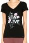 Camiseta Disparate Stay Alive Preta - Marca Disparate