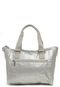 Bolsa Sacola Kipling Amiel Silver Beige Prata - Marca Kipling