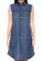 Vestido Jeans Uber Jeans Curto Bolsos Azul - Marca U Uberjeans