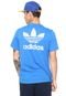 Camiseta adidas Originals Reta Logo Azul - Marca adidas Originals