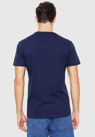 Camiseta Polo Wear Básica Azul-Marinho