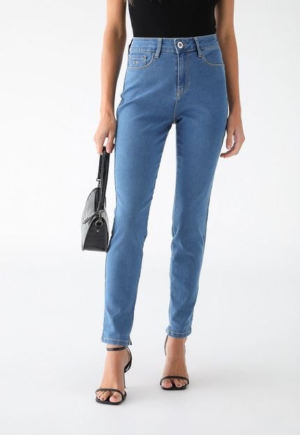 Calça Jeans Lez a Lez Slim com Elastano Azul - Marca Lez a Lez