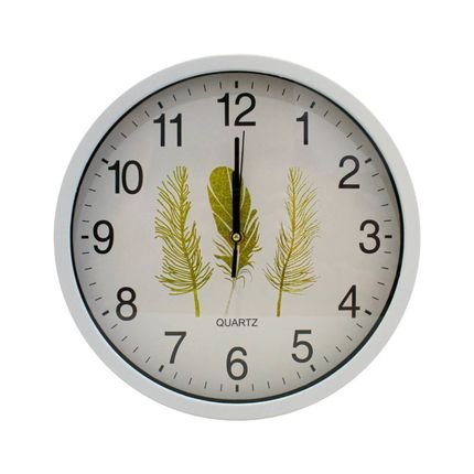 Relógio de Parede Pena Dourada 30cm - Casambiente - Marca Casa Ambiente