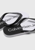 Chinelo Calvin Klein De Dedo Bicolor Preto - Marca Calvin Klein