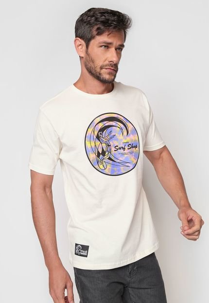 Camiseta O'Neill Surf Shop Off-White - Marca O'Neill
