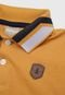 Camisa Polo Milon Infantil Frisos Amarela - Marca Milon