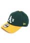 Boné New Era Snapback Oakland Athletics Verde/Amarelo - Marca New Era