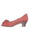 Peep Toe Aqua Coral - Marca Comfortflex