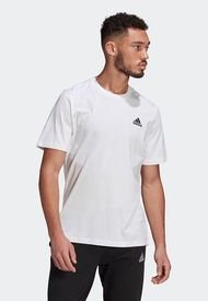Camiseta Blanco-Negro adidas Performance Essentials Logo