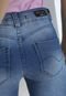 Calça Cropped Jeans Sawary Skinny Estonada Azul - Marca Biotipo