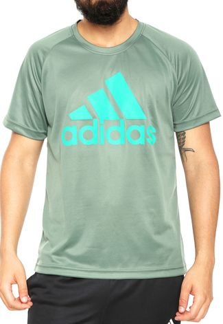 Camiseta adidas D2M Logo Verde