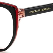 Armação de Óculos Carolina Herrera Her 0214 3H2 - Preto 52 - Marca Carolina Herrera