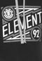 Moletom Element 92 Bolt Preto/Cinza/Branco - Marca Element