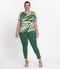 Blusa Feminina Plus Size Linhas Secret Glam Verde - Marca Secret Glam