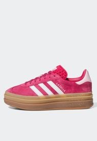 Tenis Lifestyle Magenta-Blanco-Miel adidas Originals Gazelle Bold