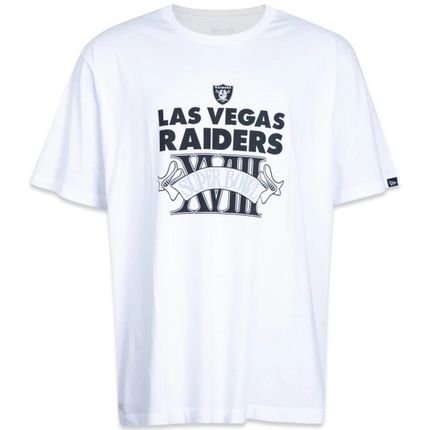 Camiseta New Era Plus Size Las Vegas Raiders Core - Marca New Era