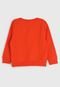 Blusa de Moletom Name It Personagens Laranja - Marca Name It