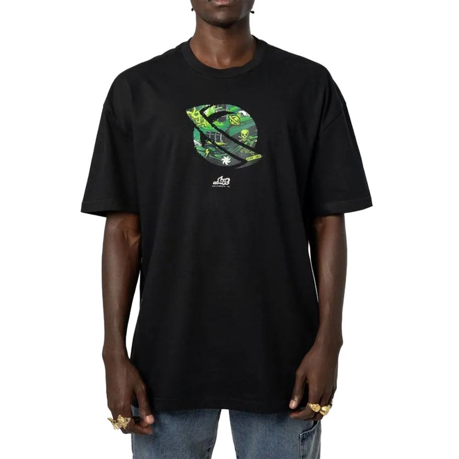 Camiseta Lost Especial Saturn Trash SM25 Masculina Preto - Marca ...Lost