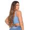 Top Cropped Azul Claro Feminino Alleppo Jeans Aurella - Marca Alleppo Jeans