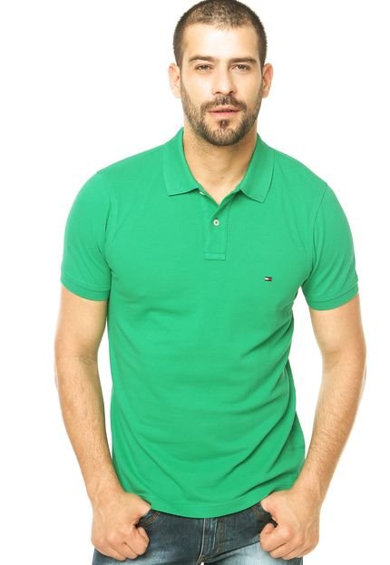 Camisa Polo Tommy Hilfiger Verde - Marca Tommy Hilfiger